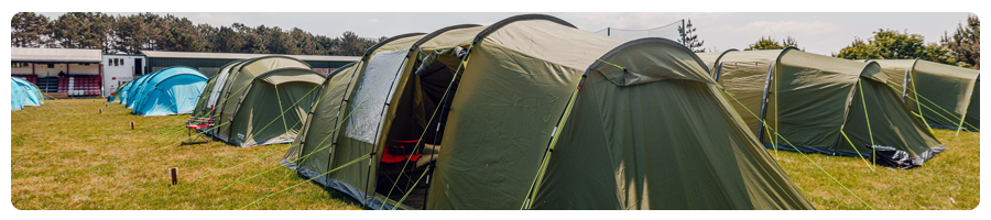 tiendas en el camping